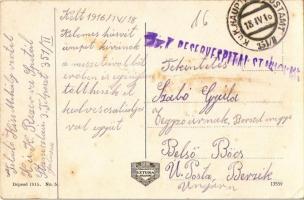 1916 Ivano-Frankivsk, Stanislawów, Stanislau; Gmach "Sokola" / Turnvereins-Gebäude / Sokol...