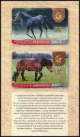 Lovak telefonkártya sorozat dísztokban, benne a 2000 pld-os ritkaság is