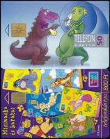 26 db klf mese témájú telefonkártya, használt, de jó  állapotban