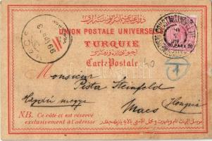 1899 Constantinople, Instanbul; Vue generale du Pont de Kara-Keuy, Mosquée de Scutari / bridge, mosq...