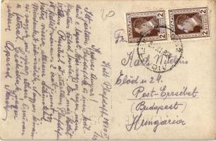 1930 Plovdiv, rue Tergovsca / street view, pharmacy, shops. photo