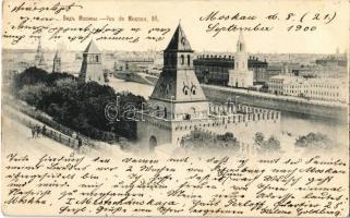 1900 Moscow, Moscou; Vue de Moscou 56. / general view, Kremlin (EK)