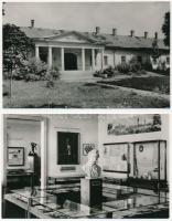 Nagykőrös. Képzőművészeti Alap - 4 db modern képeslap (Arany János város múzeum és emlékmúzem, belső...