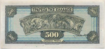 Görögország 1932. 500D T:III 
Greece 1932. 500 Drachmai C:F 
Krause 102