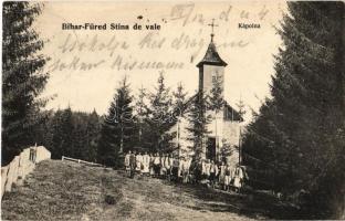 1907 Biharfüred, Stana de Vale, Stina de Vale; Kápolna. Helyfi László kiadása / chapel (EK)