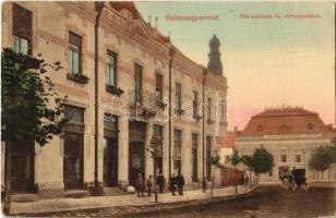 1914 Balassagyarmat, Rák szálloda, vármegyeház. Székely Samu kiadása