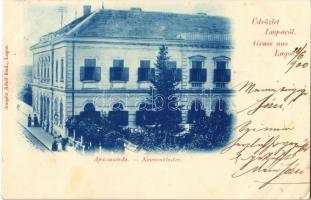1900 Lugos, Lugoj; Apácazárda. Auspitz Adolf kiadása / Nonnenkloster / nunnery (EK)