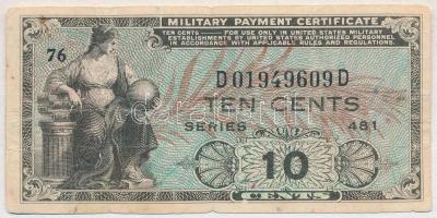 Amerikai Egyesült Államok / Katonai kiadás 1951. 5c 481. sorozat T:III ly. USA / Military Payment Certificate 1951. 5 Cents 481. series C:F hole Krause#M22