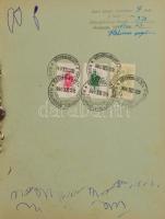 1941-1942 Postatakarékpénztár 2 db számlakönyv