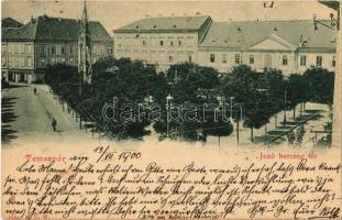 1900 Temesvár, Timisoara; Jenő herceg tér / square