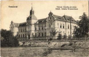1907 Temesvár, Timisoara; Városi Gizella árvaház / Städt. Gisela-Waisenhaus / orphanage (EK)