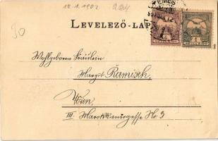 1902 Temesvár, Timisoara; Gyárváros, Római katolikus templom. Römmler & Jonas / Fabric, Catholic...