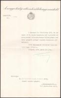 1939 Nemzeti Múzeum főigazgatójának Hildebrand Jenőnek a kinevezése Teleki Pál vallás és közoktatásügyi miniszter aláírásával