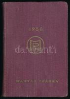 1950 Magyar Pharma Gyógyáru Rt. orvosi zsebkönyv