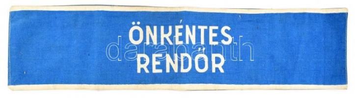 Önkéntes rendőr karszalag