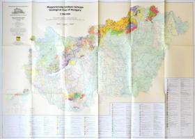 Magyarország földtani térképe. 2013. szerk: Gyalog László. 1: 500 000. 120x90 cm