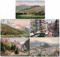 71 db RÉGI külföldi város képeslap: svájci osztrák, német / 71 pre-1945 European town-view postcards: Swiss, Austrian, German