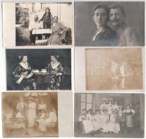 99 db RÉGI fotó és képeslap: családi portrék / 99 pre-1945 photos and postcards: family portraits