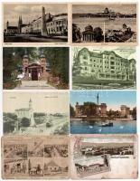 45 db RÉGI magyar város képeslap / 45 pre-1945 Hungarian town-view postcards