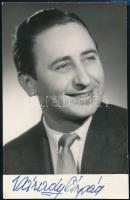 1955 Várady Árpád színész aláírása fotólapon