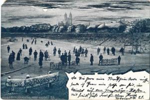 1899 (Vorläufer) Magdeburg, winter sport, sleddign on ice (EM)