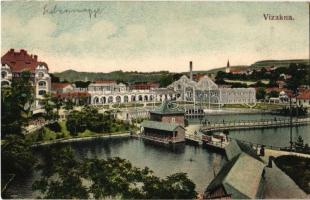 1910 Vízakna, Salzburg, Ocna Sibiului; fürdő / spa