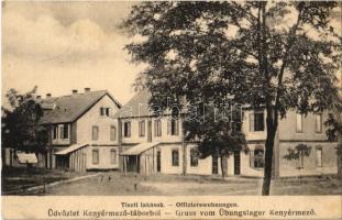 1910 Esztergom, Esztergom-Kenyérmezői tábor, tiszti lakások