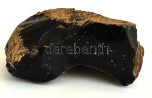 Fekete obszidián kő 10x6x4 cm