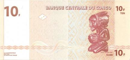 Kongó 2003. 10Fr, 20Fr T:I