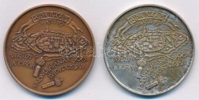 Fritz Mihály (1947-) 1988. "MÉE Székesfehérvár - Török kivonulásának 300. évfordulója" Br ...