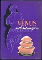 Villamosplakát: Vénus szilárd parföm, reklám, 23×16 cm