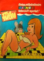 1974 Ruszkay György (1924-1998) Címlap a Füles magazin részére, akvarell, papír, szignált 25x35 cm