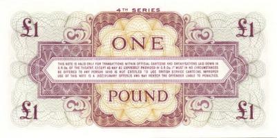 Nagy-Britannia/katonai kiadás 1948-56. 1Ł 3klf kiadás (2.,3.,4.) T:I