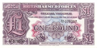 Nagy-Britannia/katonai kiadás 1948-56. 1Ł 3klf kiadás (2.,3.,4.) T:I