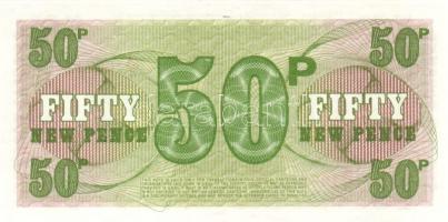 Nagy-Britannia/katonai kiadás 1972. 5P, 10P, 50P komplett sor! T:I