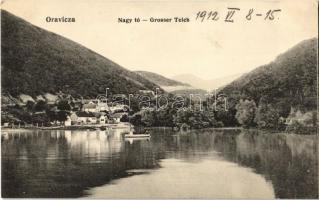 1912 Oravica, Oravita; Nagy tó / Grosser Teich / lake