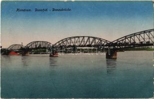 Komárom, Komárnó; Dunahíd / Donaubrücke / Danube bridge