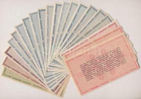 1946. 50.000AP + 100.000AP (2x) sorszámmal és anélkül + 500.000AP (19x) + 1.000.000AP (3x) sorszámma...