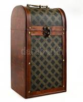 Fa italtartó, 2 férőhelyes, jó állapotban, 39x21x16 cm