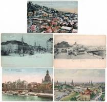 Dresden - 5 pre-1945 postcards