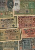 Német Birodalom 1900-as évek elejétől 1930-as évekig 38db bankjegy T:vegyes