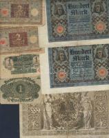 Német Birodalom 1900-as évek elejétől 1930-as évekig 38db bankjegy T:vegyes
