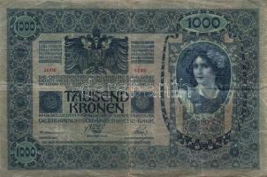 1902. 1000K piros "Magyarország" körbélyegzővel T:III