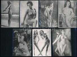 10 db retró erotikus fotó, 9,5×6,5 cm