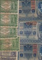 Osztrák-Magyar ank bankjegyei 23db HUNGARIKA! + 5db klf külföldi bankjegy T:vegyes
