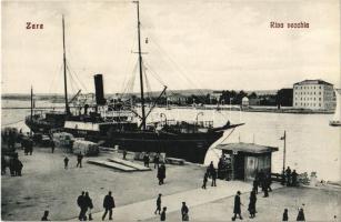 Zadar, Zara; Riva vecchia / old port, SS SULTAN steamship