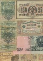 Oroszország/Szovjetunió 1909-1947. 25db bankjegy kevés duplával, benne fehér és vörös kiadások, jobbak T:II+,II,III,IV (kevés)