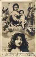 1905 Fröhliche Weihnachten / Christmas greeting card. B.K.W.I. (fl)