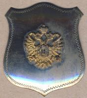 Ausztria 1800-as évek második fele katonai sapka- vagy csákójelvény