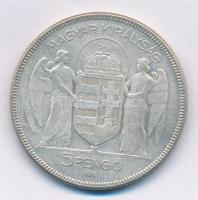 1930. 5P Ag "Horthy jobbra" T:2-,3 Adamo P8